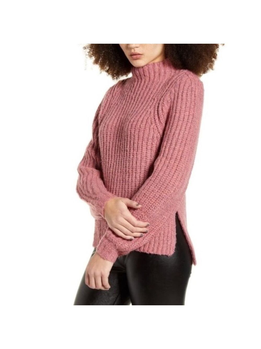 Leith Mock Neck Sweater